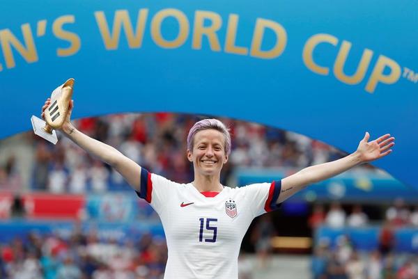 Megan Rapinoe copa los galardones individuales, con el botín y el balón de oro | .::Agencia IP::.