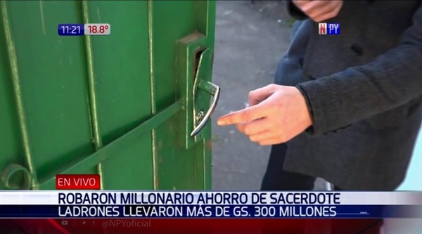 Roban G. 360 millones a un sacerdote | Noticias Paraguay