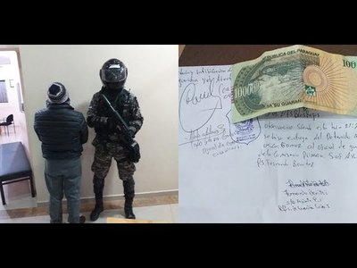 INTENTÓ SOBORNAR A UN LINCE Y TERMINÓ TRAS LAS REJAS