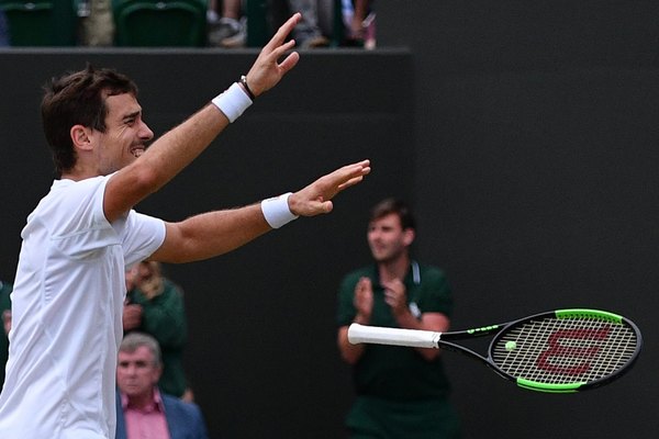 Pella logra la hazaña ante Raonic