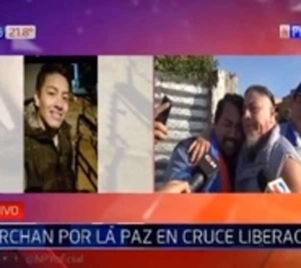 Marcha en Liberación: Exigen justicia para joven asesinado - Paraguay.com