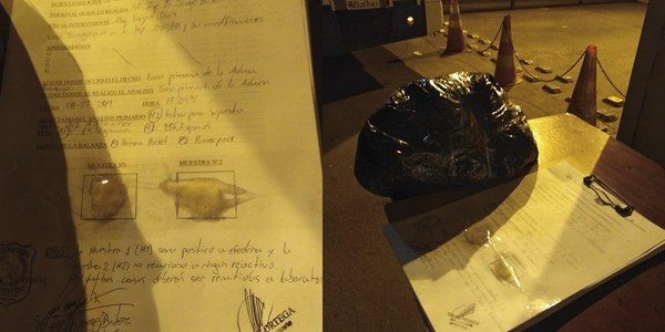 HALLAN DROGA EN ZONA PRIMARIA DEL PUENTE SAN ROQUE GONZÁLEZ.