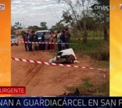 Sicarios asesinan a guardiacárcel de San Pedro - Paraguay.com