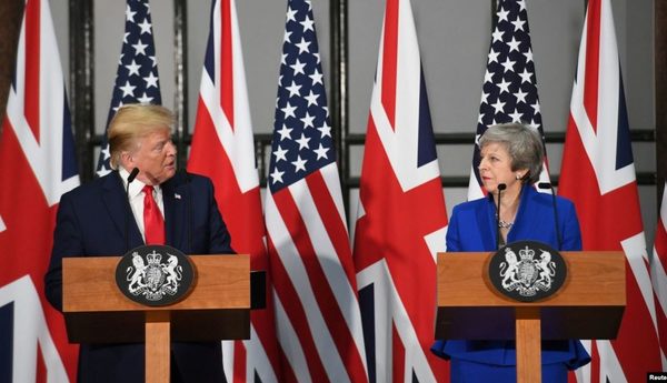 Trump critica a Theresa May tras filtración de memos de embajador en EE.UU.