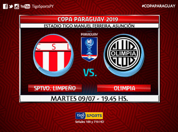 Olimpia y Sportivo Limpeño debutan en la Copa Paraguay