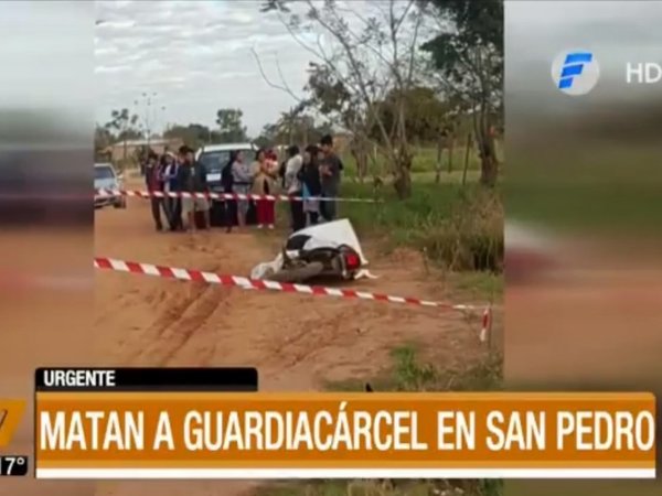 Sicarios acribillan a guardiacárcel a cuadras del penal de San Pedro