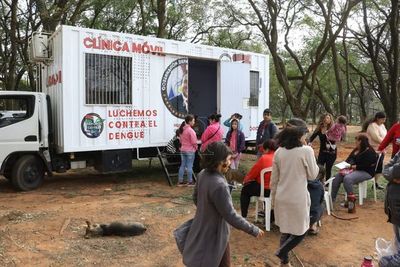 Ciudad Mujer Móvil presente hoy en San Lorenzo