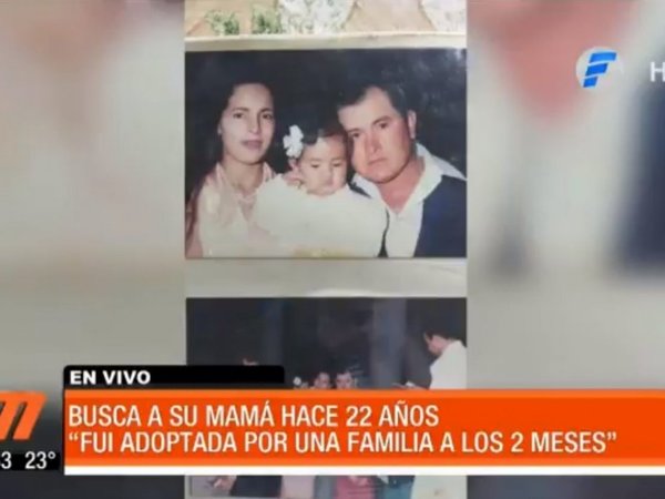 Zunilda busca a su mamá, a quien no ve desde que tenía 2 años