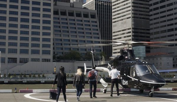 Viajes en helicópteros Uber ya son una realidad