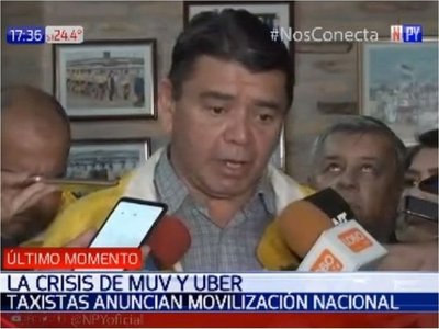 Taxistas se movilizarán en Asunción