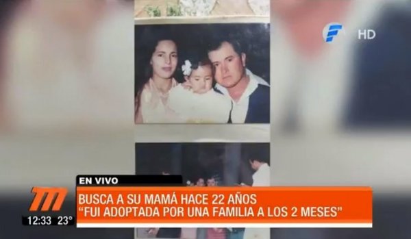 Zunilda busca a su mamá, a quien no ve desde que tenía 2 años