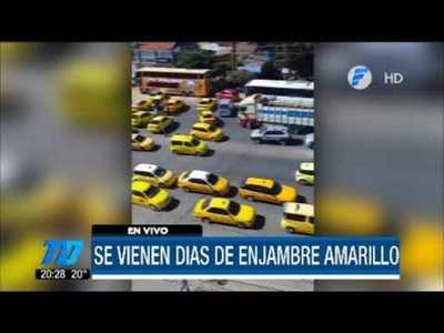 Taxistas de Asunción anuncian movilizaciones