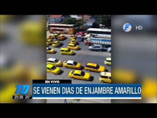 Taxistas de Asunción anuncian movilizaciones