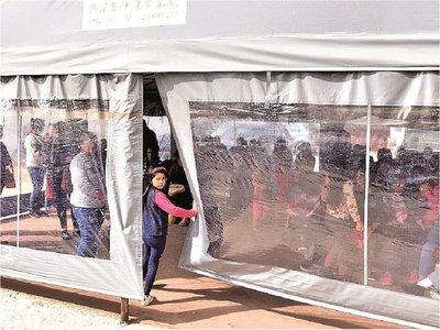 Hospitales públicos  están saturados por  pacientes con cuadros gripales