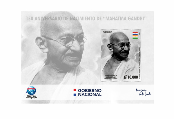 Ponen en circulación estampillas de Mahatma Gandhi | .::Agencia IP::.