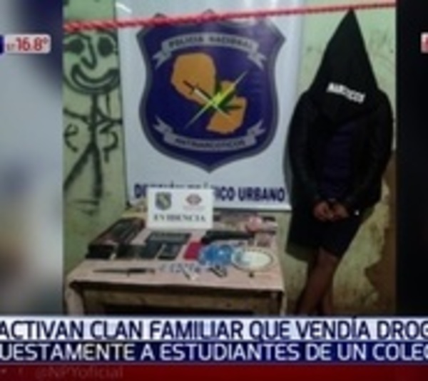 Detienen a joven que vendía droga en zona escolar - Paraguay.com