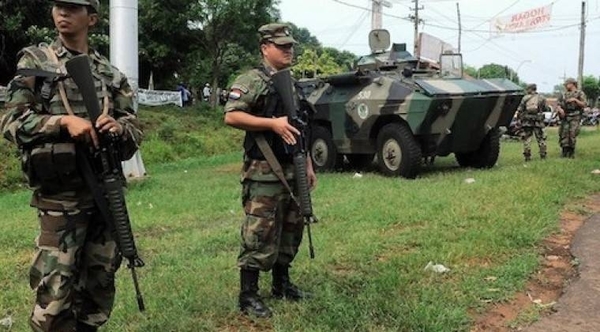 HOY / Sitiaron distrito en San Pedro en 20 minutos, ¿y la FTC?: "Es solo por pedido", dice vocero militar