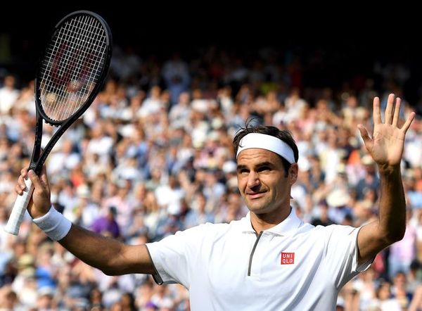 Federer, semis y 100 victorias en Wimbledon