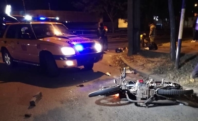 HOY / Joven motociclista muere sobre Avda. Madame Lynch