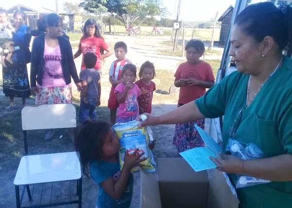 Salud llega a comunidades chaqueñas que siguen aisladas por inundaciones