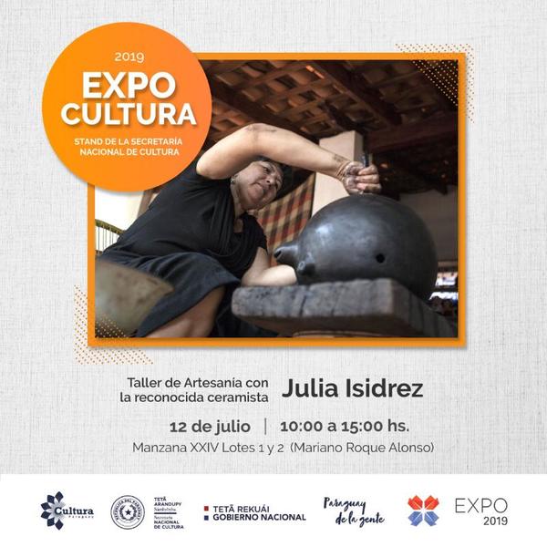 Atractivos culturales en el stand de la SNC en la Expo 2019 | .::Agencia IP::.