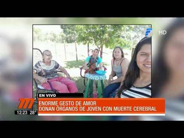 Donan órganos de joven con muerte cerebral