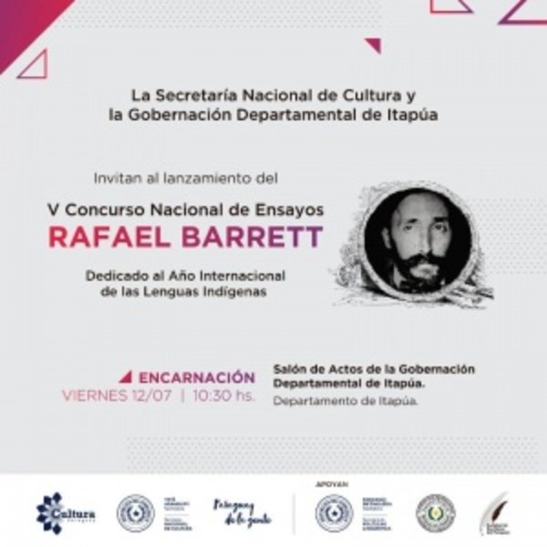 Lanzarán concurso de ensayo literario “Rafael Barrett” - ADN Paraguayo