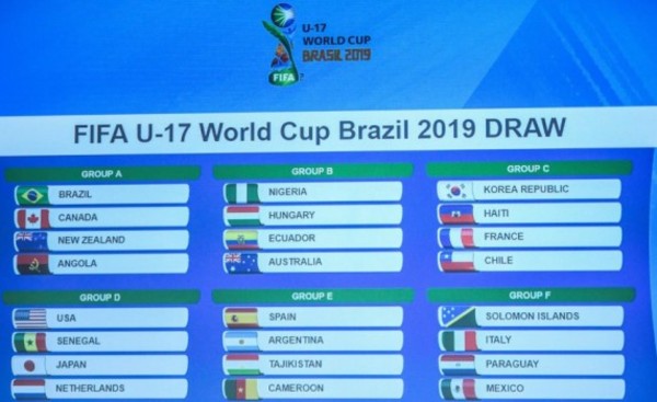 Paraguay al Grupo F del Mundial Sub 17