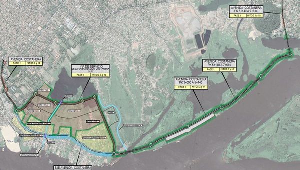 MOPC adjudicó obra de la Costanera Sur