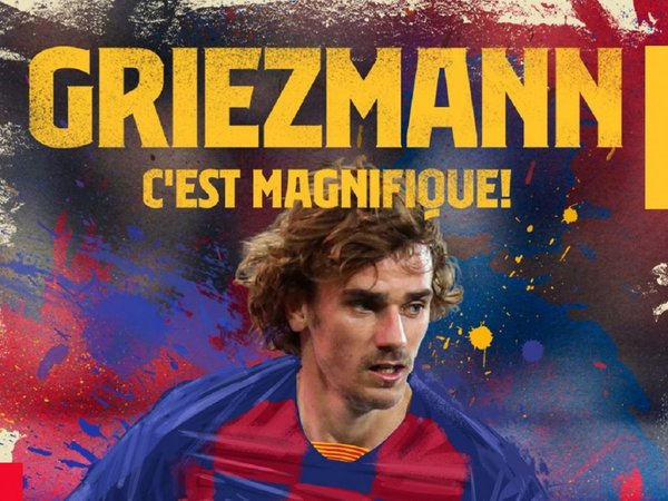 Barcelona hace oficial el fichaje de Griezmann por 5 temporadas
