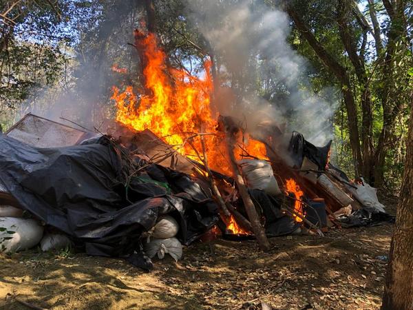 Primeras investigaciones afirman que grupos criminales brasileños operaban en campamentos desmantelados - .::RADIO NACIONAL::.