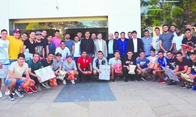 Jugadores del Sportivo Luqueño visitaron hospital