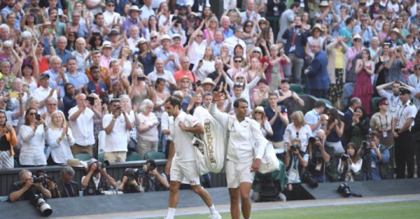 Federer vacunó a Nadal