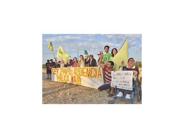 Se oponen a construcción de universidad en Parque Guasu