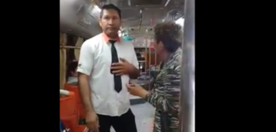Bajó a golpes a pasajera porque le pidió que deje de piropear