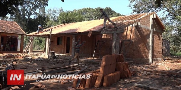 INTRODUCEN MEJORAS EN ESCUELA INDÍGENA DE ALTO VERÁ