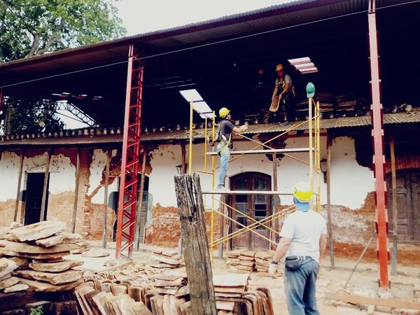 Se encuentra en plena ejecución trabajos para rescatar patrimonios históricos » Ñanduti