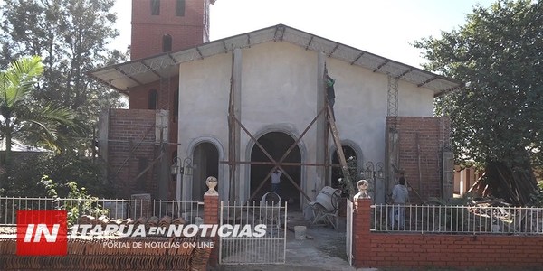 REFACCIONAN COMPLETAMENTE PARROQUIA DEL DISTRITO DE LA PAZ.