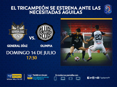 Olimpia empieza a defender el título