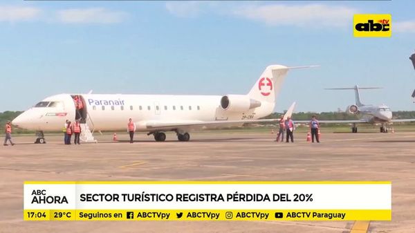 Sector turístico registra pérdida del 20%  - Nacionales - ABC Color