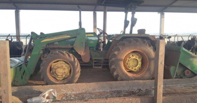 Mitã’i muere  arrollado por  un tractor anga