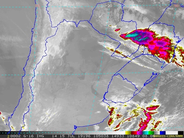 Pronostican jornada fresca y tormentas en centro y este de la región Oriental - ADN Paraguayo