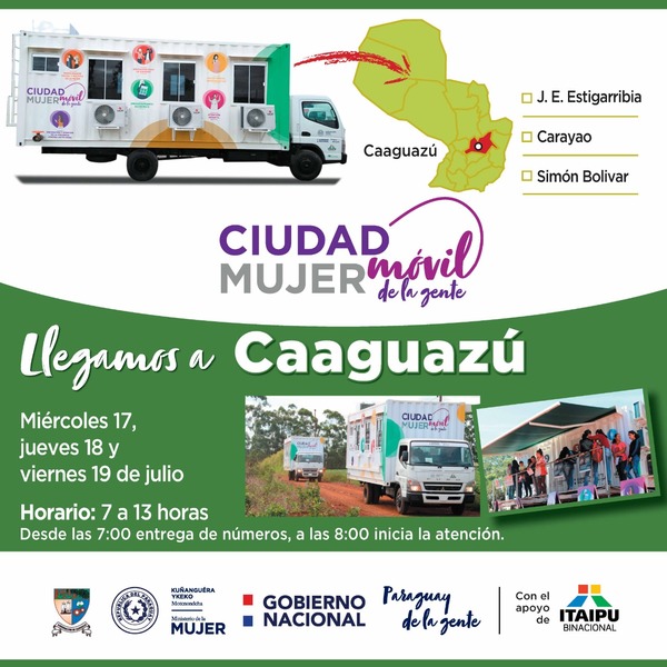 Cuidad Mujer prestará servicios desde este miércoles en Caaguazú | .::Agencia IP::.