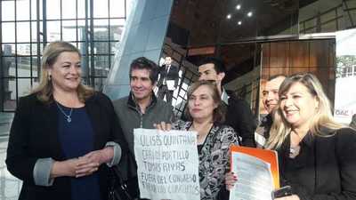 Comisión de Escrache presentó pedido de pérdida de investidura: quieren afuera a Quintana, Rivas y Portillo - ADN Paraguayo
