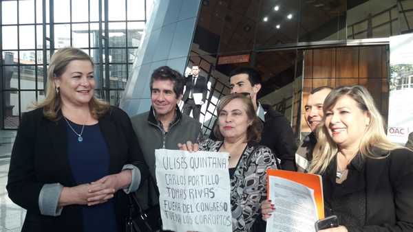 Comisión de Escrache presentó pedido de pérdida de investidura: quieren afuera a Quintana, Rivas y Portillo - ADN Paraguayo