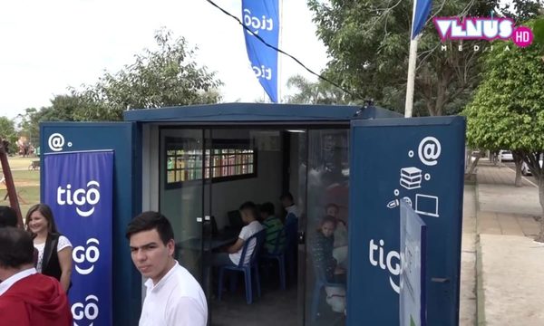 Tigo inaugura el primer Telecentro de la ciudad de Santa Elena en Cordillera