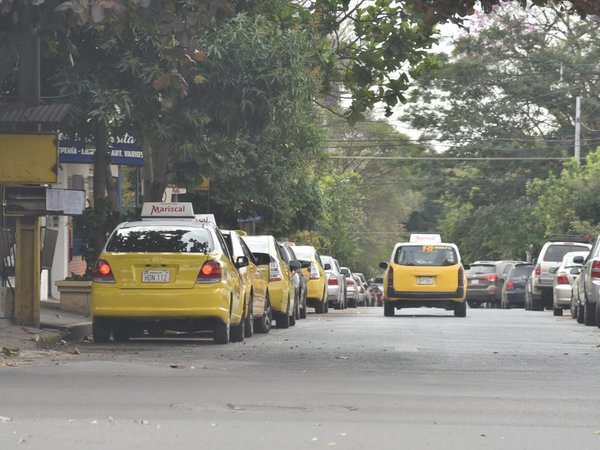 Piden que taxistas paguen por estacionamiento en paradas