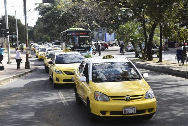 Más presiones antes de decidir si se rompe o sigue monopolio de taxistas - Locales - ABC Color