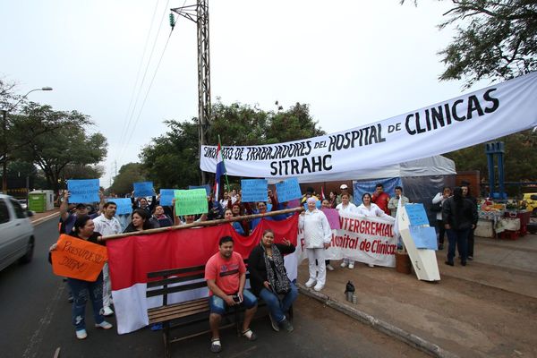 Se inició huelga en Hospital de Clínicas
