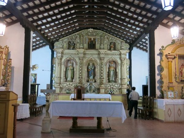 SNC restaura escultura de San Agustín del templo de Emboscada » Ñanduti